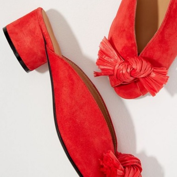 KMB Asrid Raffia Bow Mules from Anthropologie - Picture 8 of 8